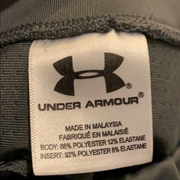 Under Armour Cropped Grey Active Workout Pants - Picture 3 of 6